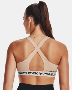 Women's Project Rock Crossback Training Ground Sports Bra -Deals Haute Vex Store V5 1377462 832 BC MD