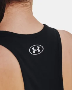 Women's UA Softball Wordmark Bar Tank -Deals Haute Vex Store V5 1377685 001 BCKDET