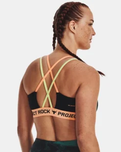 Women's Project Rock Crossback Family Printed Sports Bra -Deals Haute Vex Store V5 1377953 722 BC LG