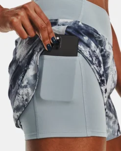 Women's UA Train Anywhere 2-in-1 Printed Shorts -Deals Haute Vex Store V5 1379017 465 SIDEDET